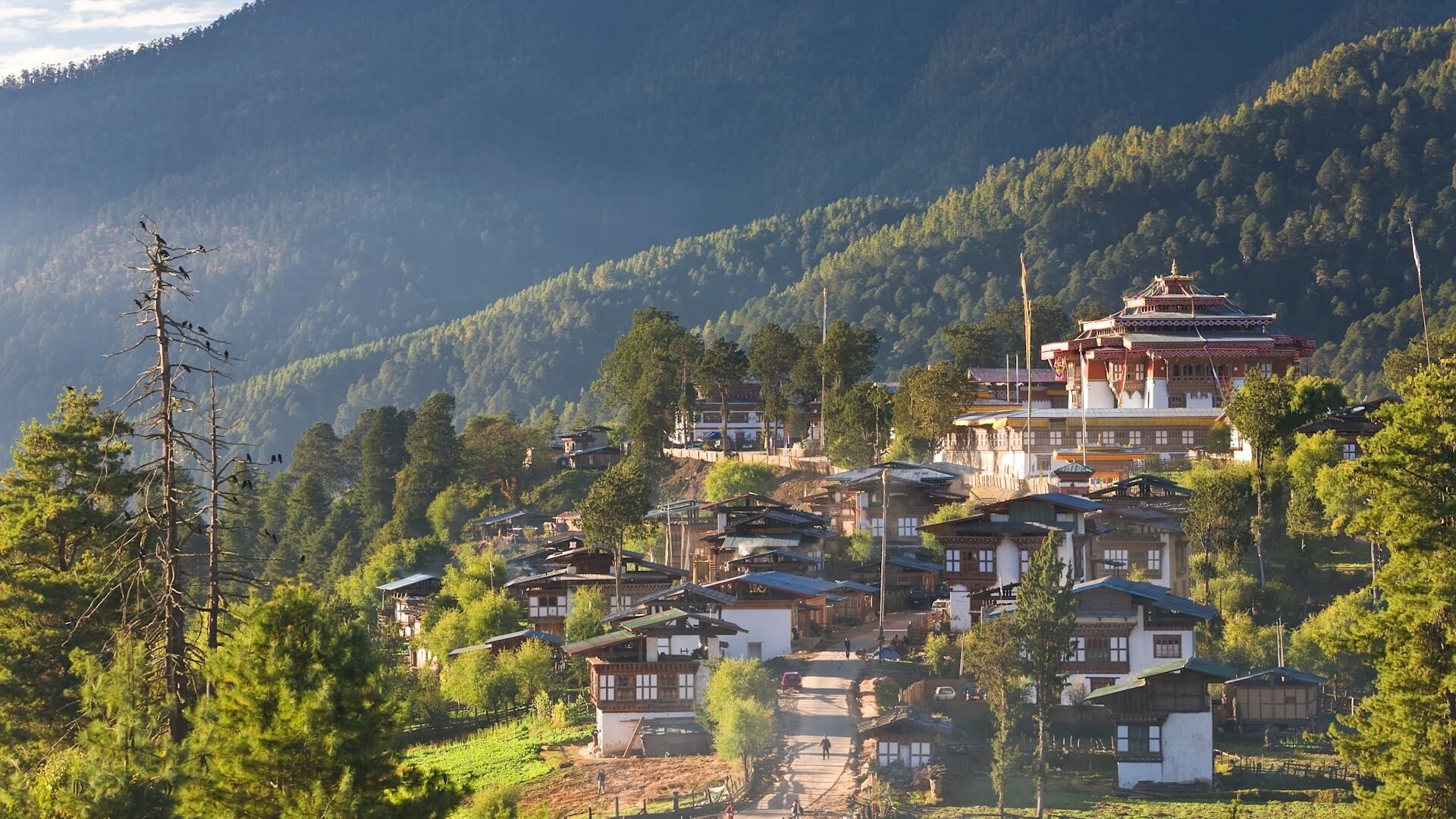 Bhutan-Gangtey-Phobjikha-Gangtey-Dzong-128073193