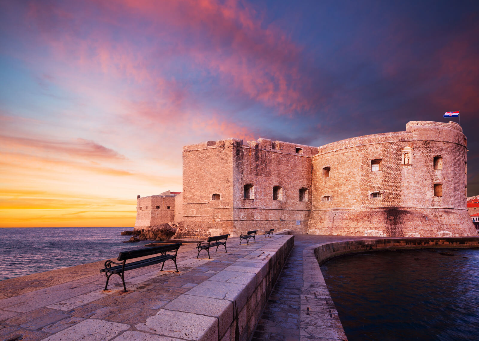 Fort St. John. Dubrovnik. Croatia.