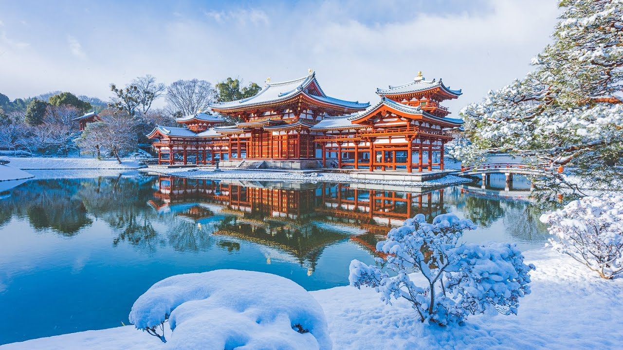 平等院 冬季賞雪