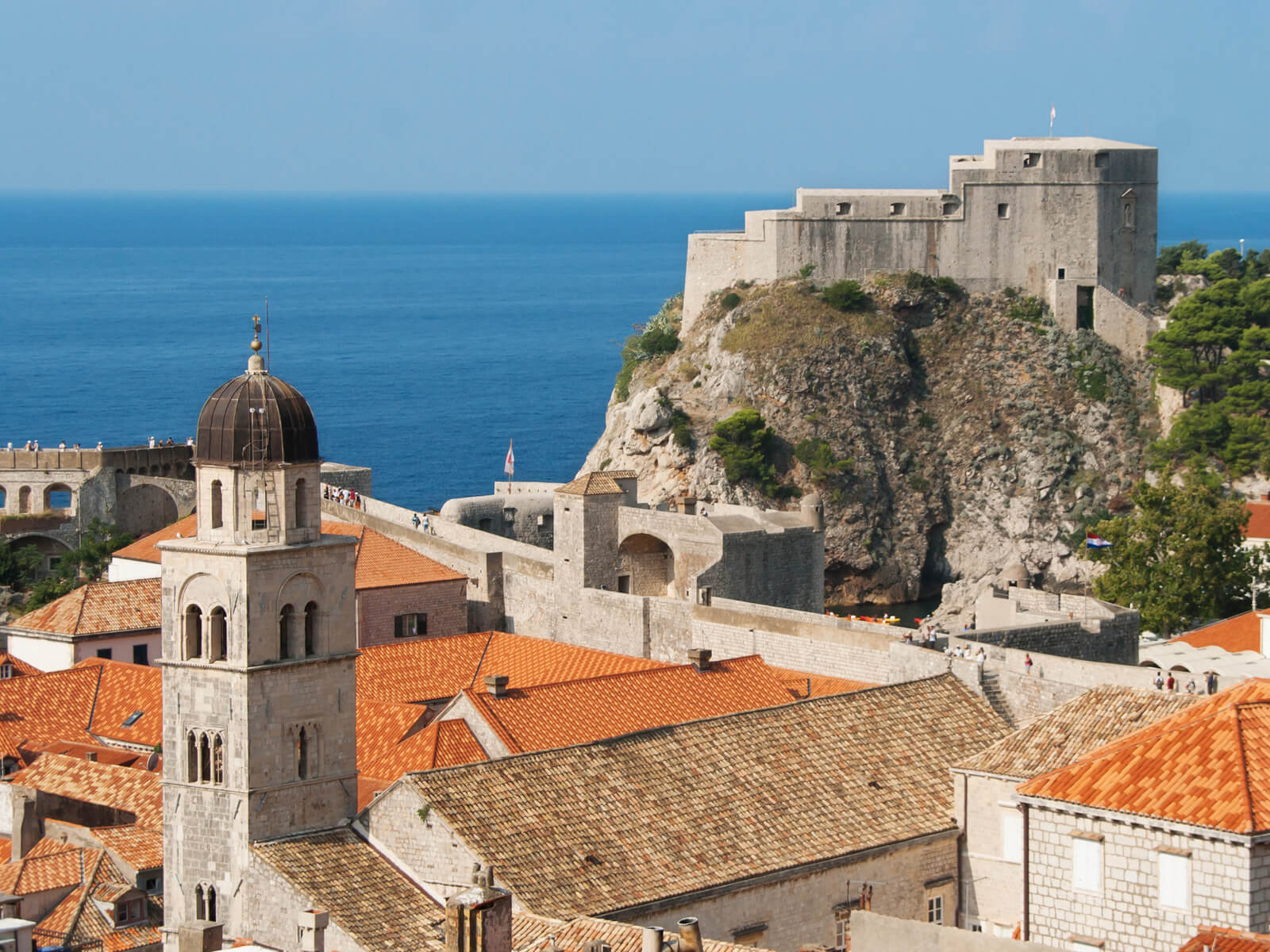 Church St Jeronim and Fort Lovrijenac