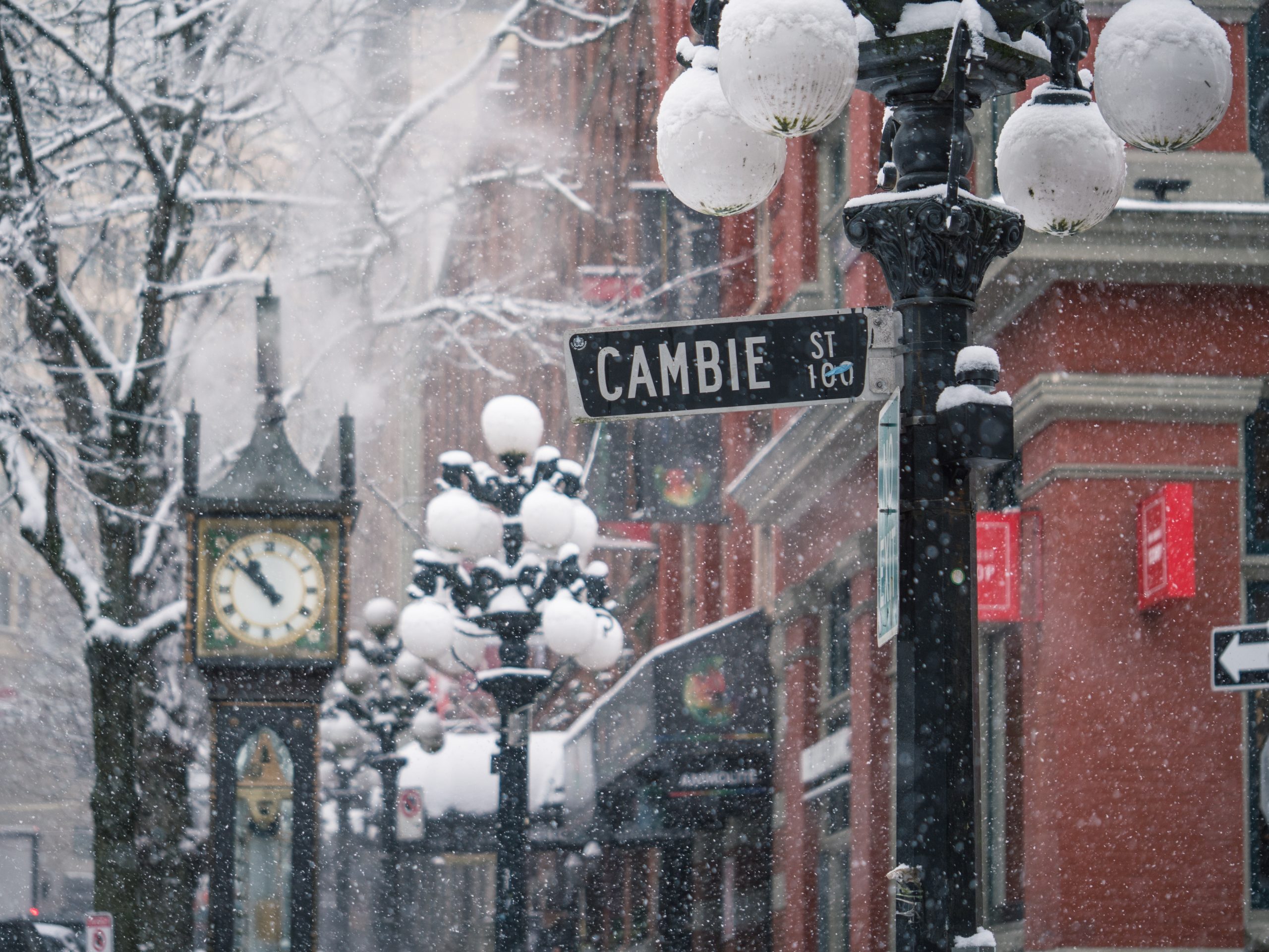 Vancouver,,Bc,Canada,-,February,13,,2021.,Gastown,Steam,Clock