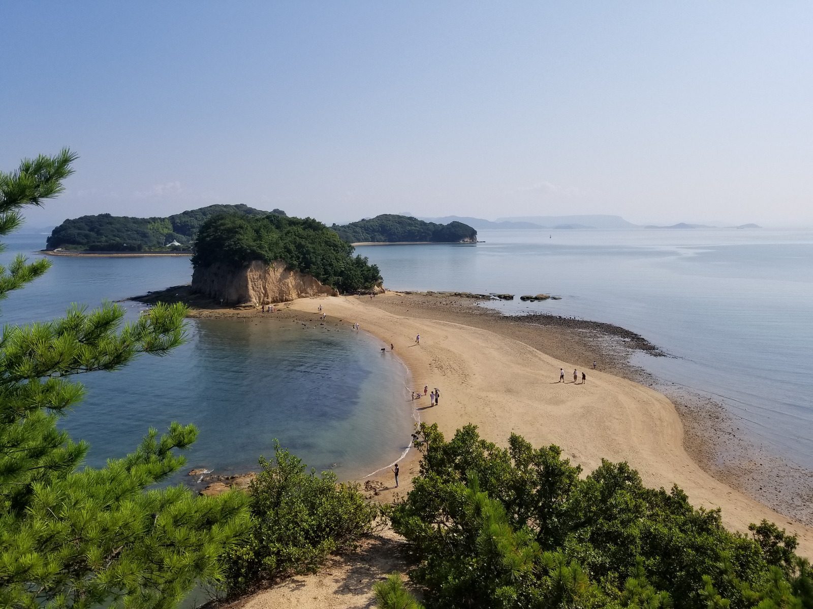 Angel road in Shodoshima island Japan