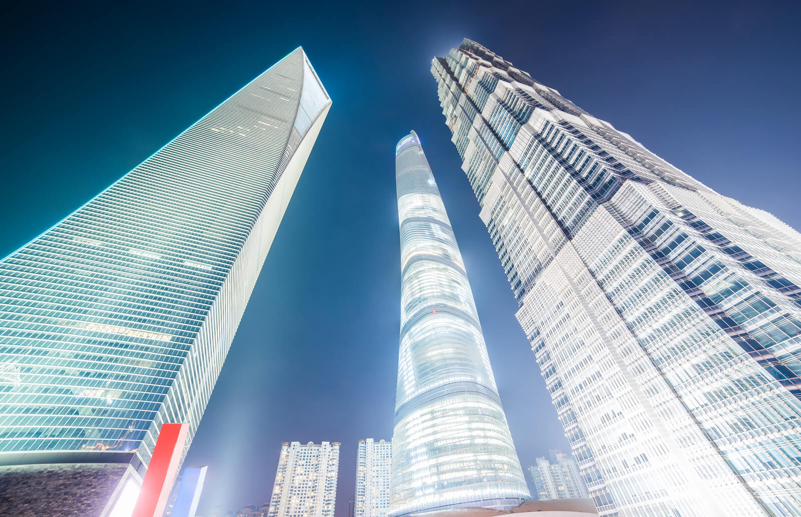 skyscrapers in Shanghai Lujiazui