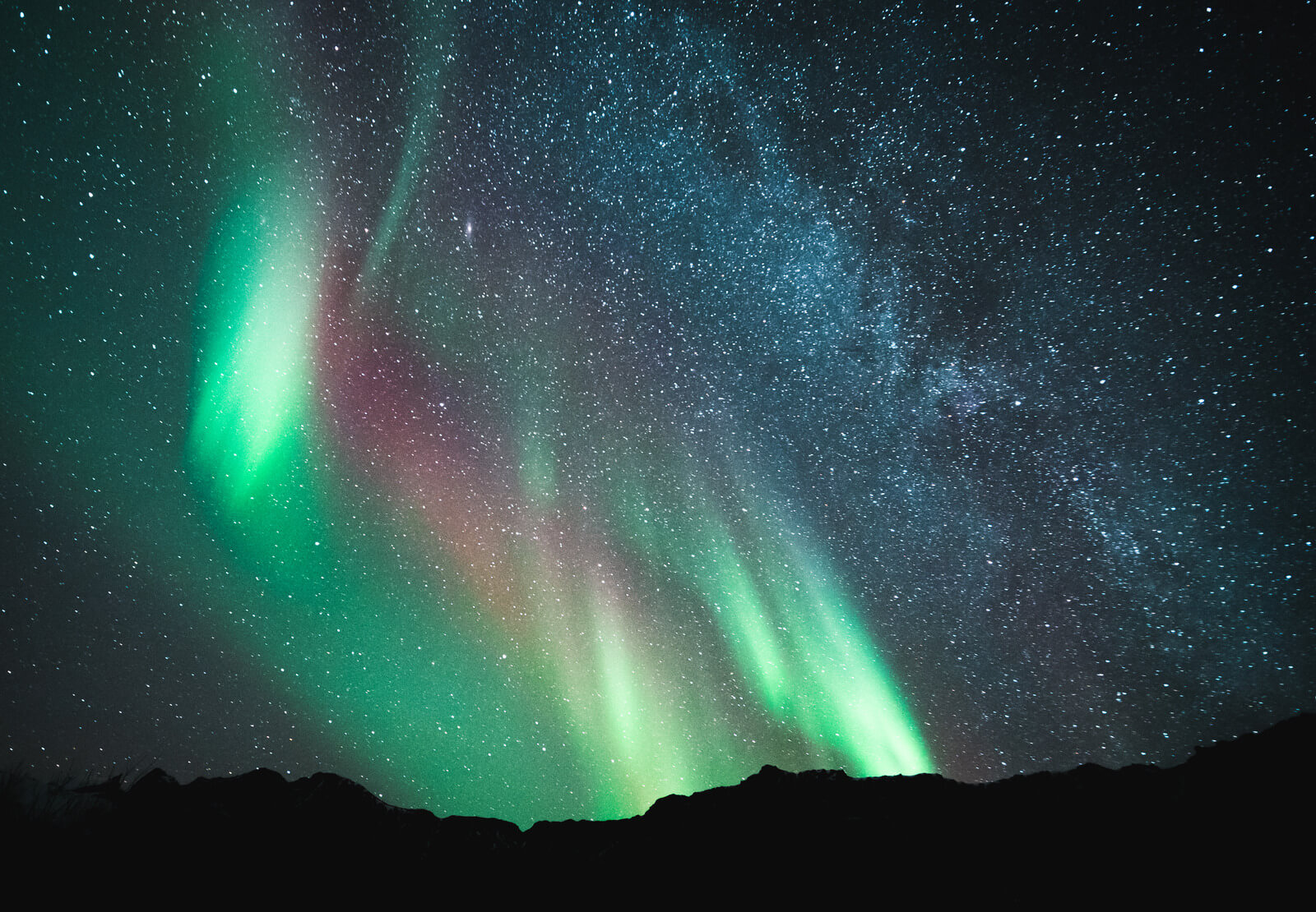 Northern lights in Tromsø, Norway