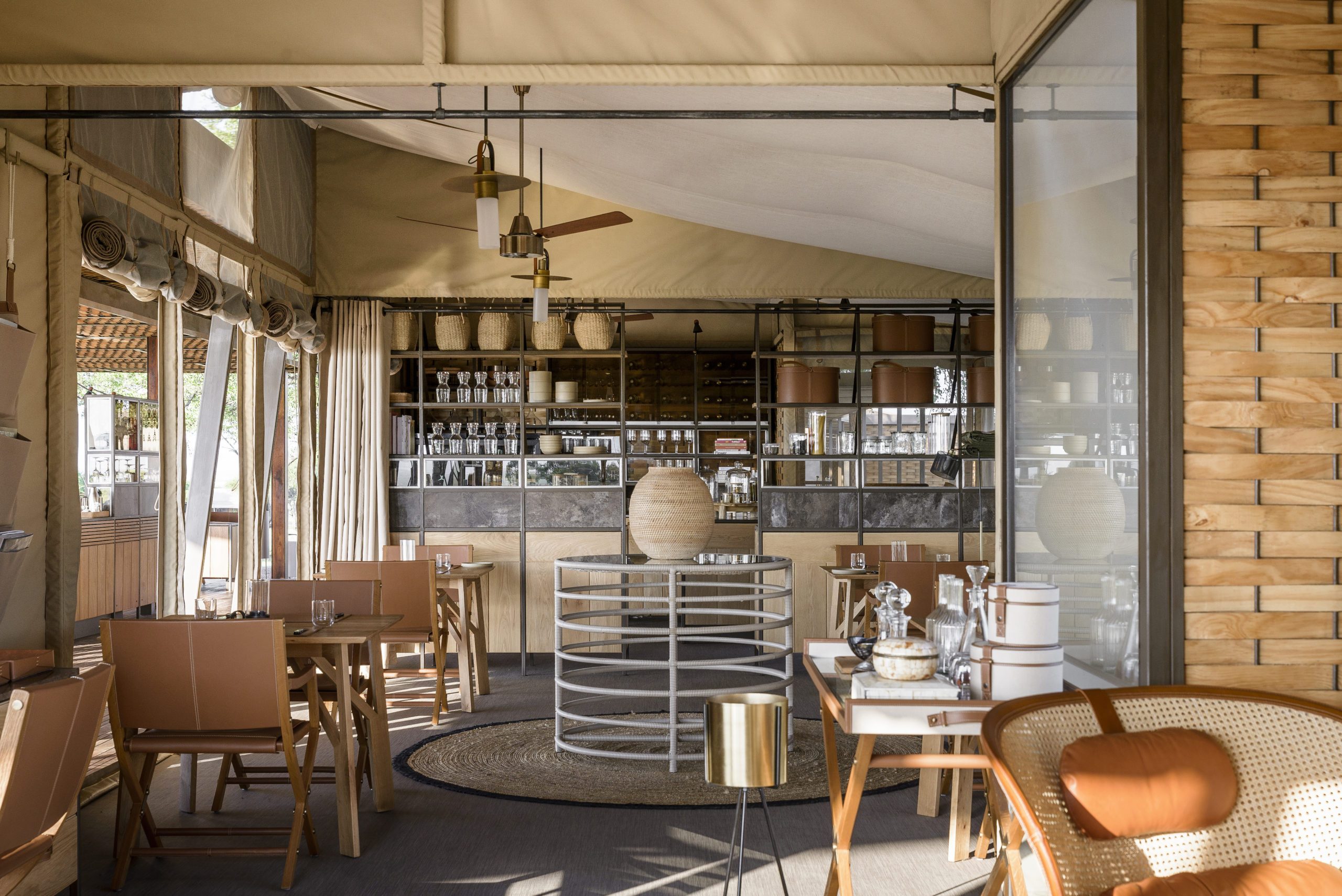 Singita Sabora Tented Camp_Main Lodge Dining Area